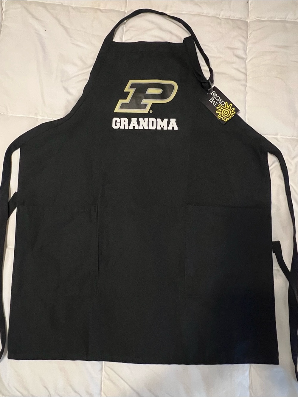 Purdue Apron – Grandma - Boilermakers Stain-Resistant BBQ & Kitchen Apron NEW